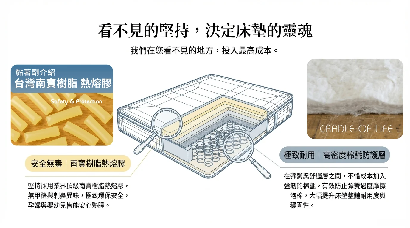 F8 床墊支撐與包覆特色